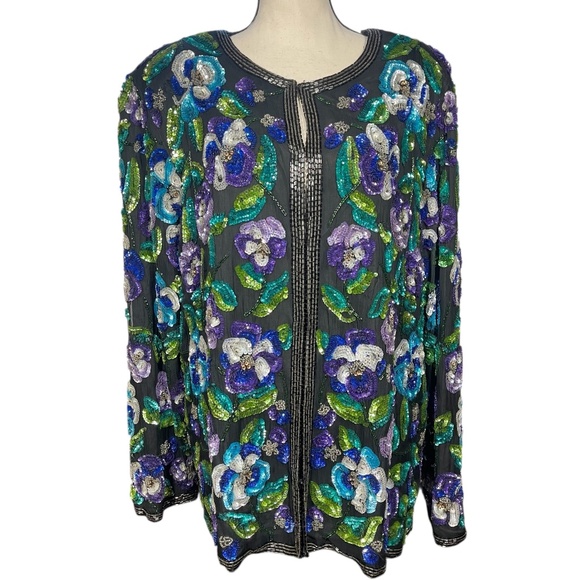 Stenay Vintage Sequin Blazer - Picture 1 of 4